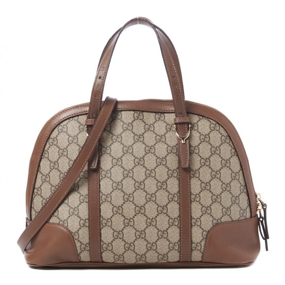 Gucci GG Supreme Monogram Nice Top Handle Dome Bag